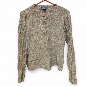 Patagonia brown knit sweater size M